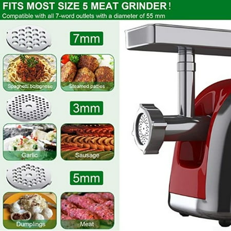 1 Cutter Blade Food Mincer Cutter Parts For Meat Grinder Part 5 Grinder Plates 1 Cutter Blade Food Mincer Cutter Parts For Meat Grinder Part 5 Grinder Plates